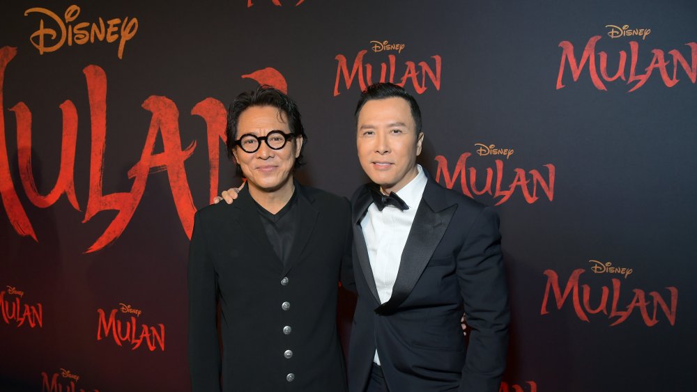 Jet Li and Donnie Yen at Mulan Premiere