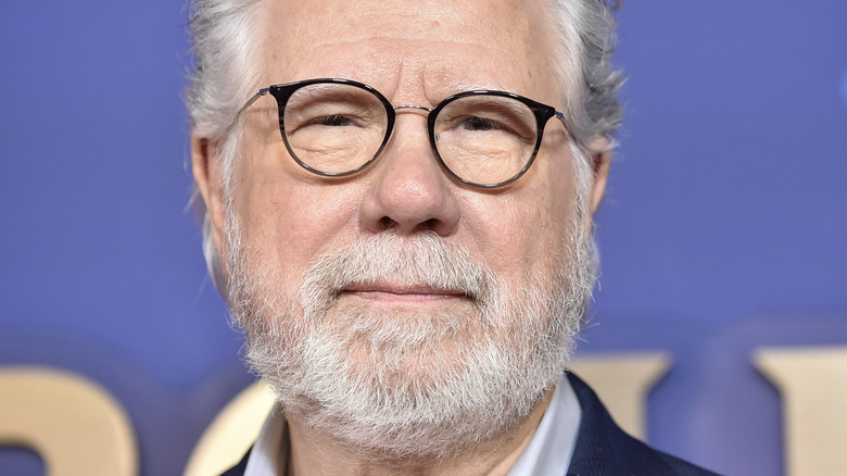 John Larroquette black framed glasses 