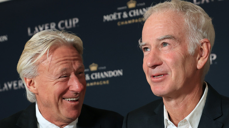 John McEnroe and Bjorn Borg
