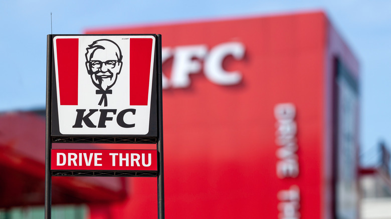 Kentucky Fried Chicken sign