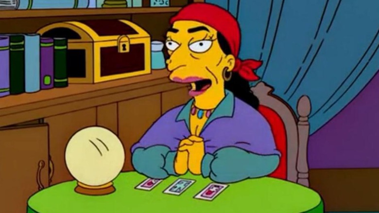 simpsons fortune teller