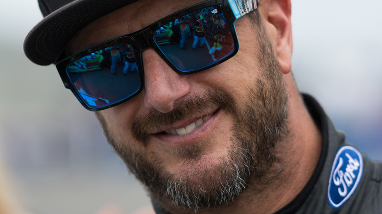 Ken Block smiling sunglasses