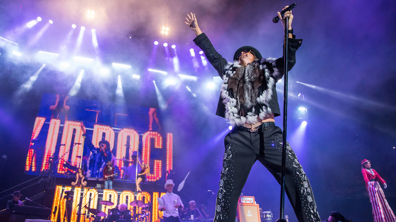 Kid Rock performing on stage