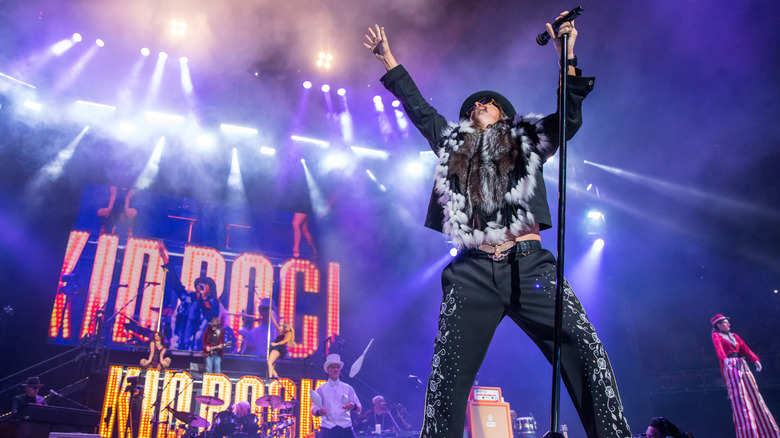 Kid Rock performing on stage
