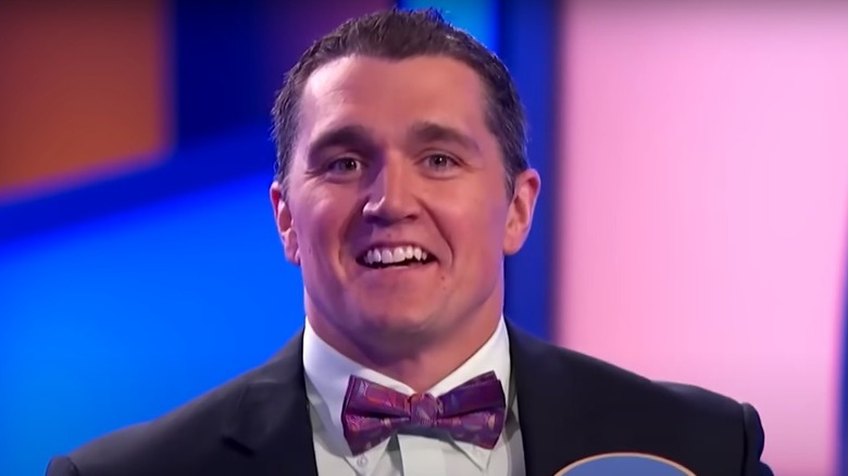 Timothy Bliefnick smiling goofily on Family Feud