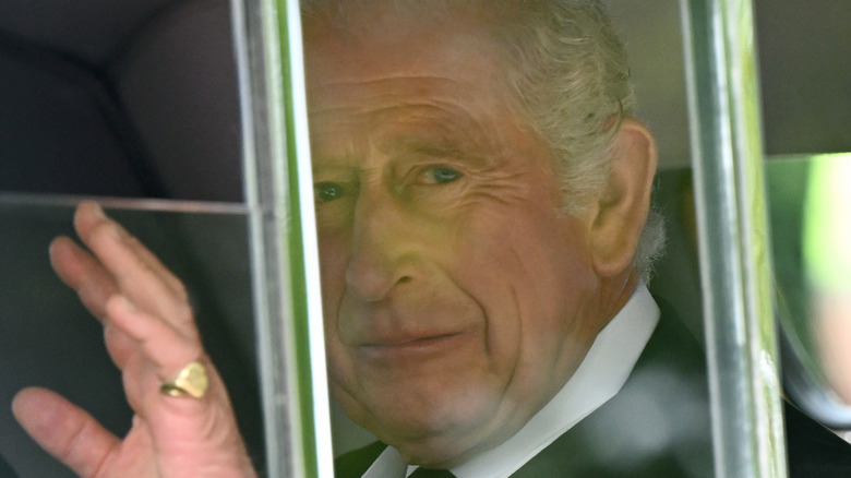 King Charles departs Clarence House