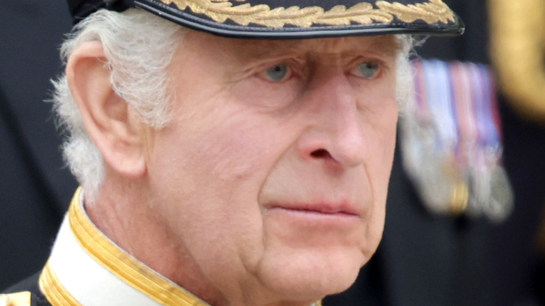 King Charles III in uniform