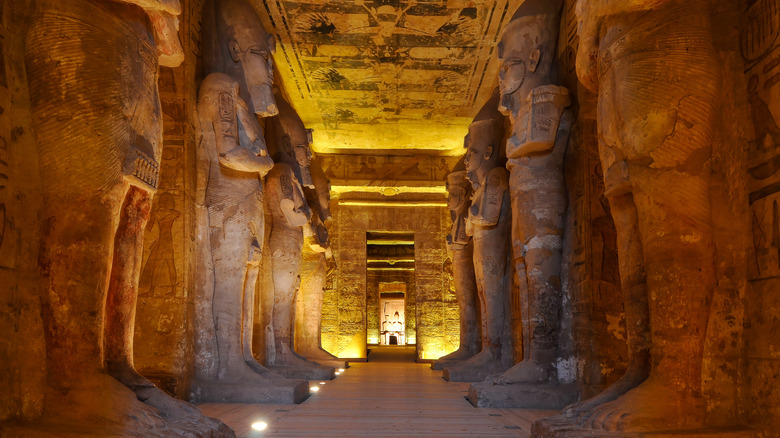 Egyptian tomb interior