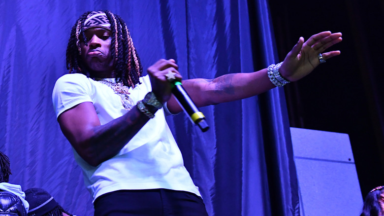 King Von performing