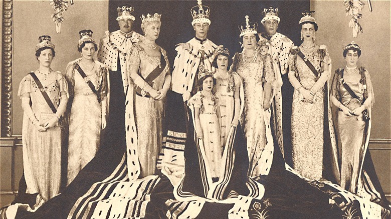 King George VI coronation portrait