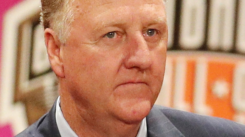 Larry Bird looking forward