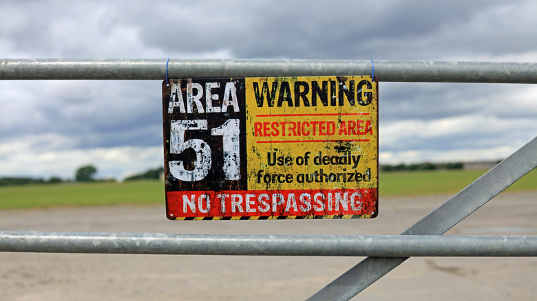 Area 51 sign