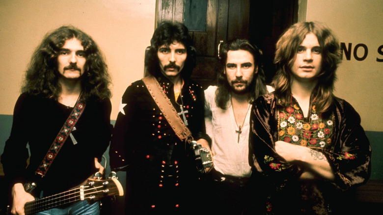 Black Sabbath posing
