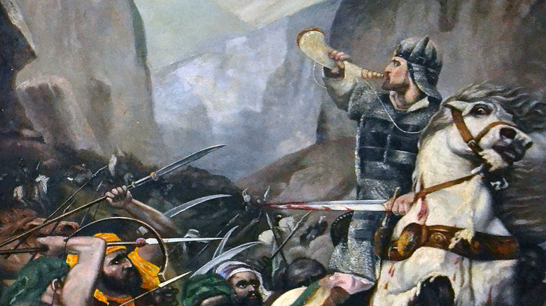 roland and durendal at battle of roncevaux