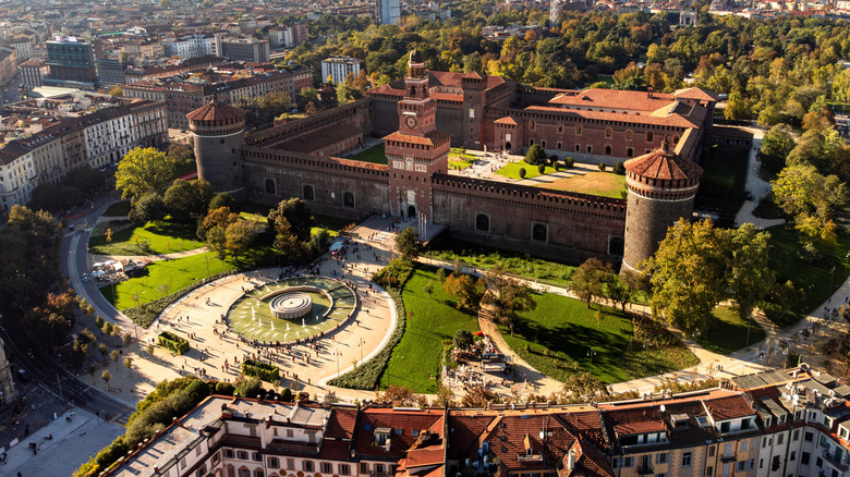 Sforza Castle in Milan