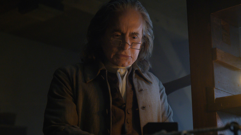 michael douglas reading Franklin
