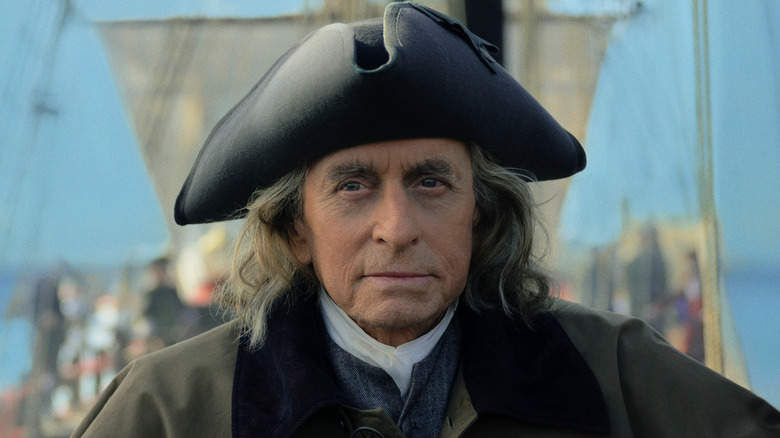 michael douglas tricorner hat Franklin