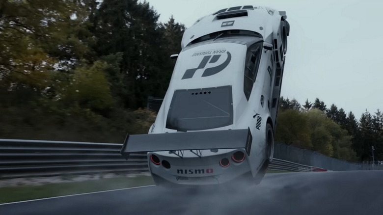 Jann's car goes upright
