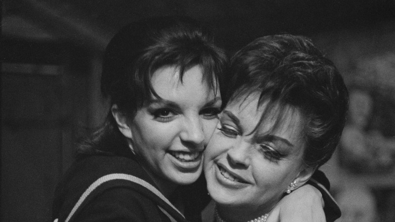 Liza Minnelli and Judy Garland