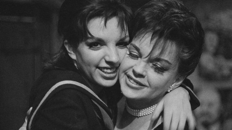 Liza Minnelli and Judy Garland