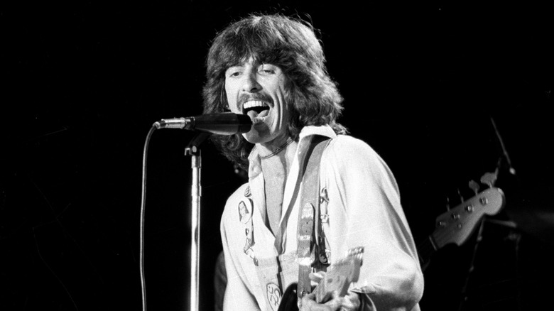 George Harrison performs