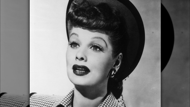 A young Lucille Ball smiling