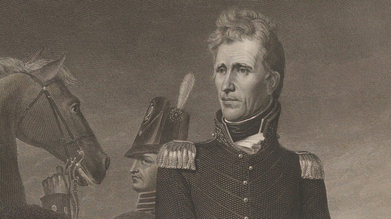Andrew Jackson looking sideways