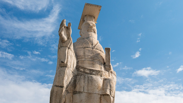 A statue of Qin Shi Huang in China