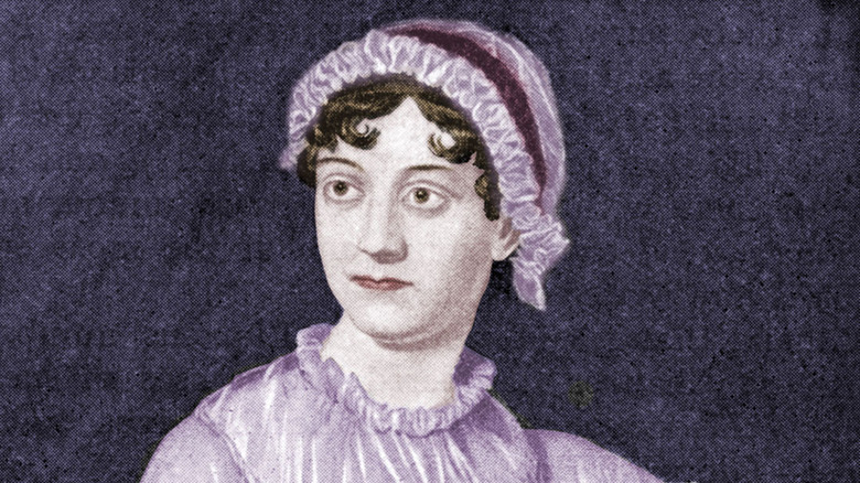 Old portrait of Jane Austen