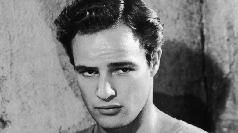 Marlon Brando in a t-shirt