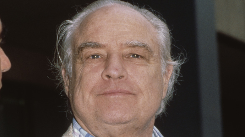 Marlon Brando smiling