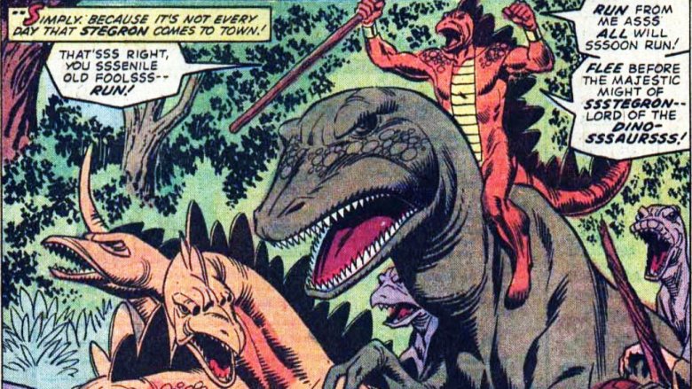 Stegron the Dinosaur Man