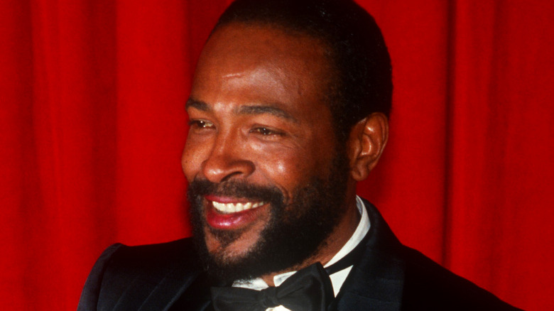 Marvin Gaye smiling with bowtie
