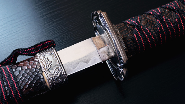 Samurai sword hilt