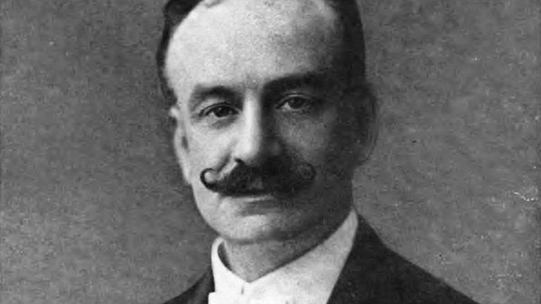A portrait of the magician Carl Hertz