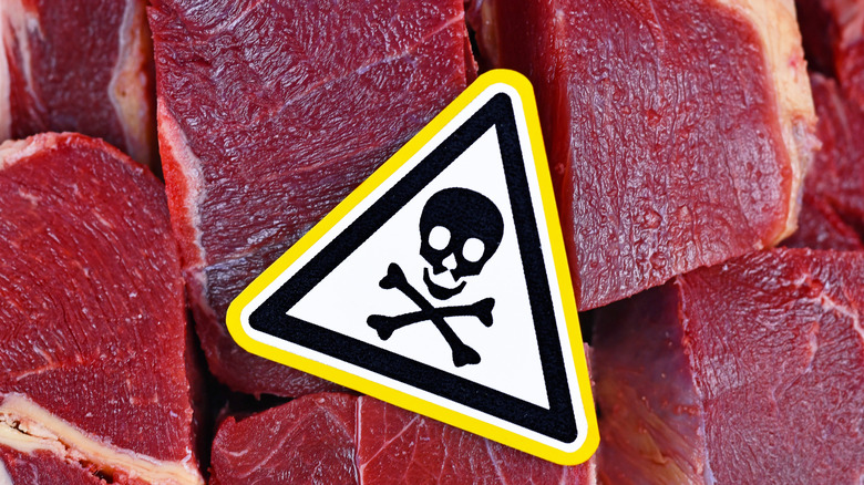 Uncooked animal meat