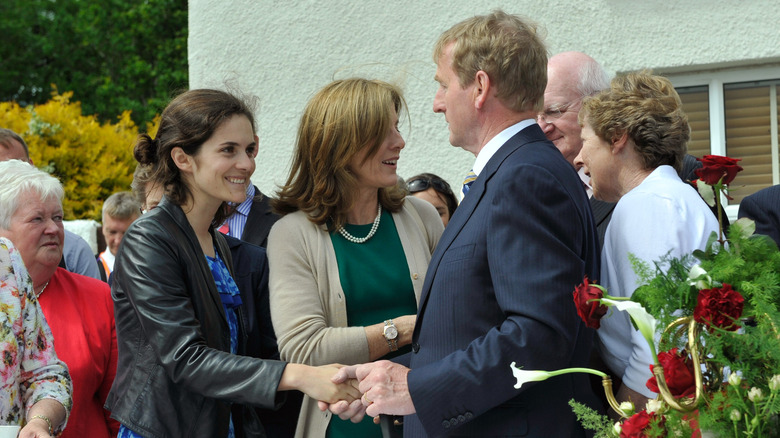 Rose Schlossberg and Caroline Kennedy