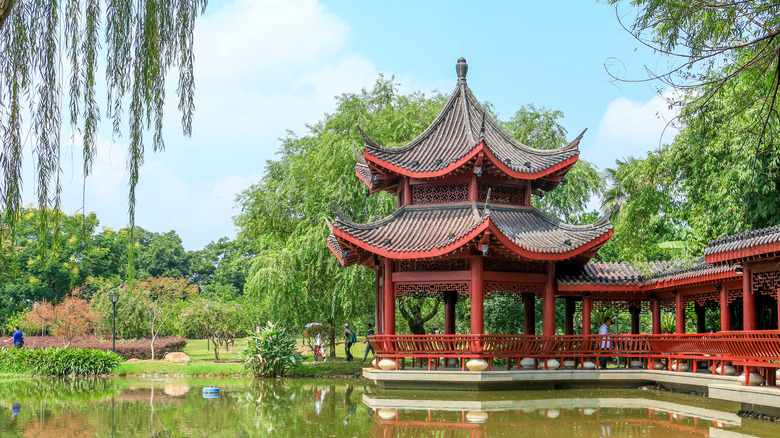 pavillion in Changsha, China 