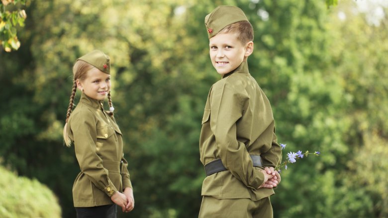 young soldiers