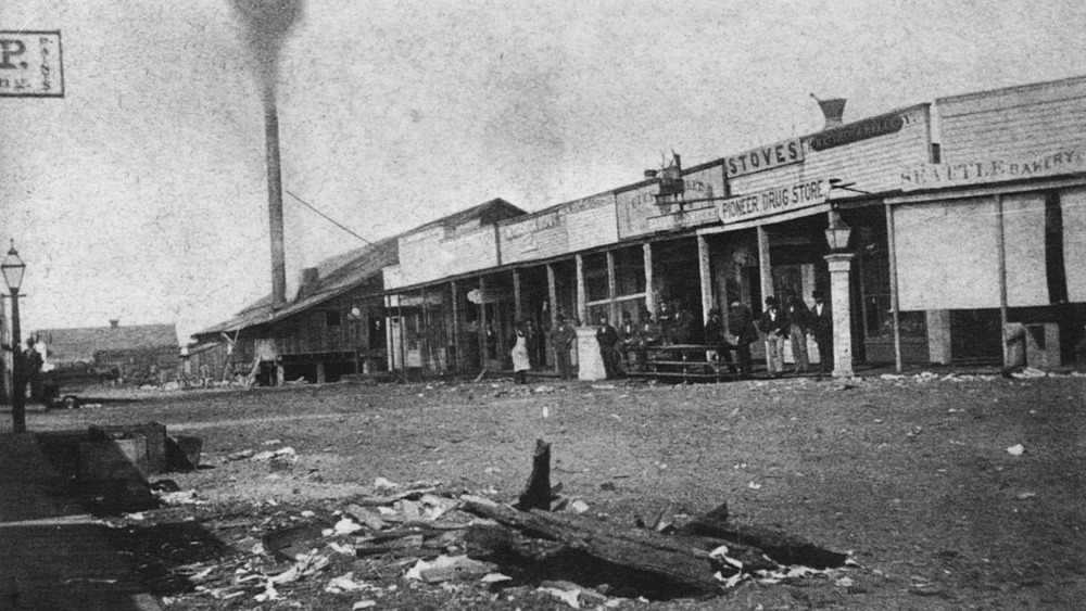 street view of Skid Row LA