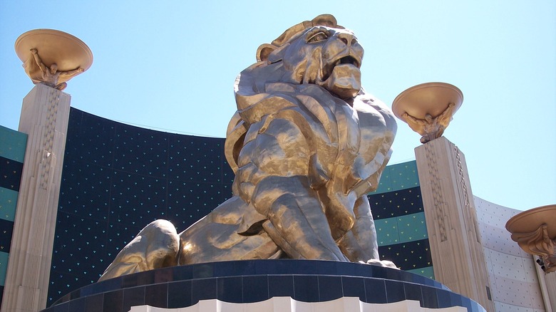 MGM's Lion in Las Vegas