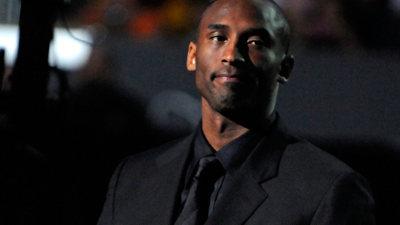 Kobe Bryant at Michael Jackson's memorial service