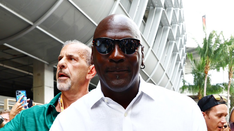 Michael Jordan wearing sunglasses