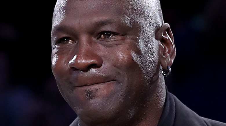 Michael Jordan smiling