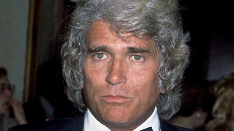Michael Landon in a tuxedo