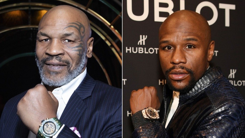 Mike Tyson and Floyd Mayweather