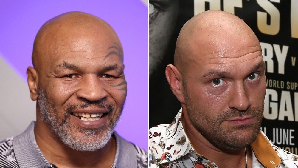 Mike Tyson and Tyson Fury