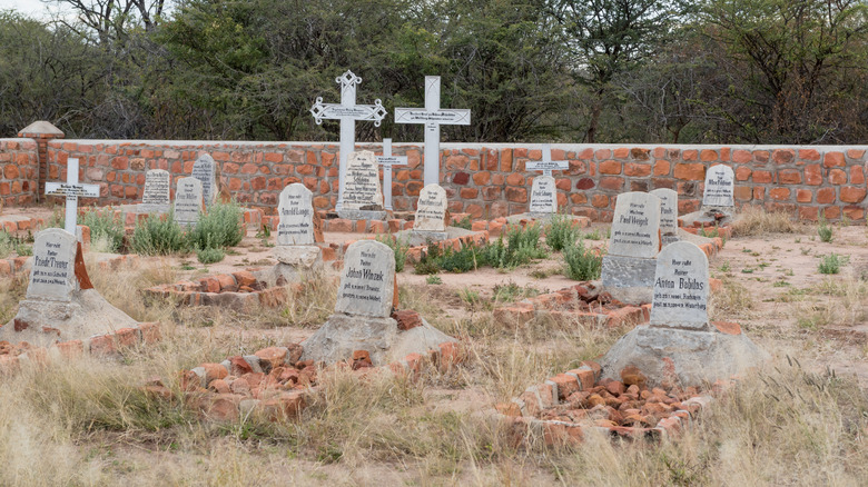 german cemetery near waterberg