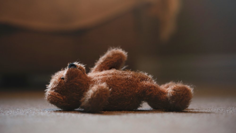 Abandoned teddy bear