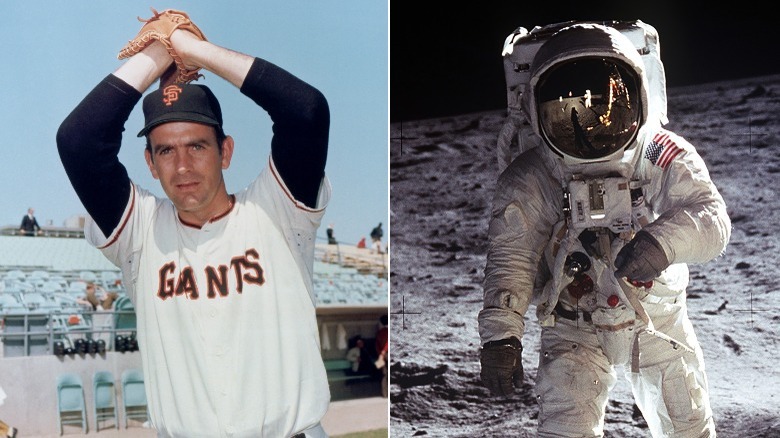 Gaylord Perry and Buzz Aldrin